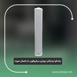 بلندگوی دیواری میکروفون دار دو طرفه
