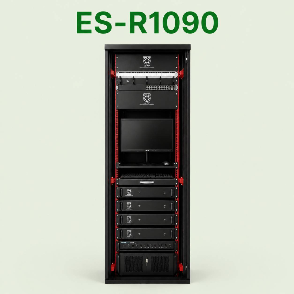 رک سیستم صوتی پیجینگ تحت شبکه مدل ES-R1090